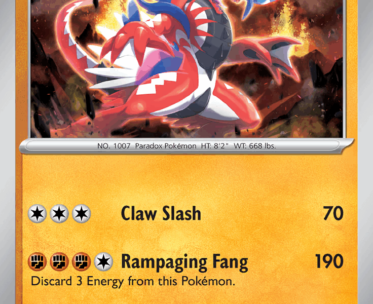 Koraidon Pokemon Kaart