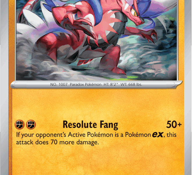 Koraidon Pokemon Kaart