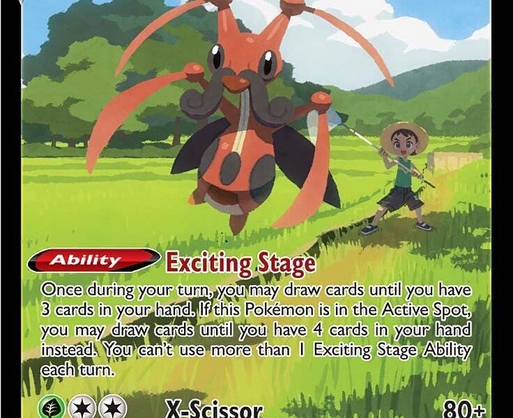 Kricketune V Pokemon Kaart