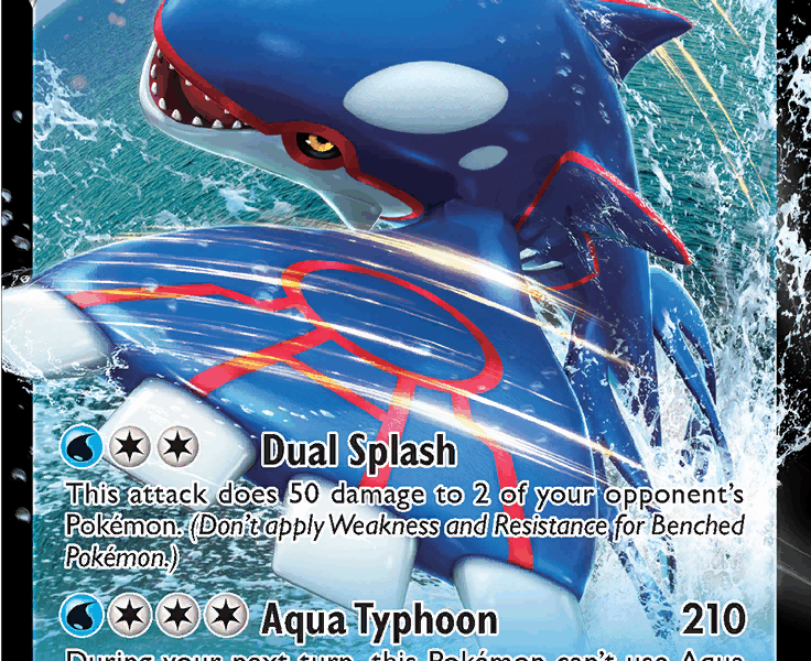 Kyogre V Pokemon Kaart