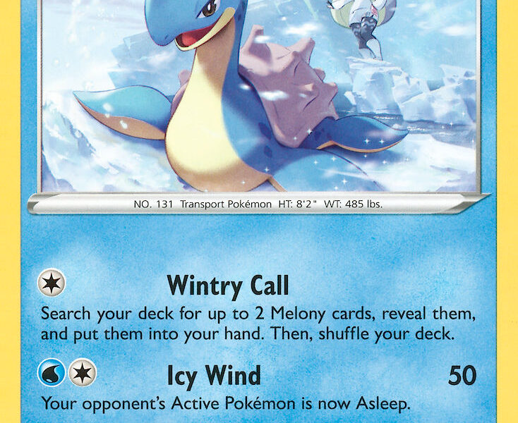Lapras Pokemon Kaart