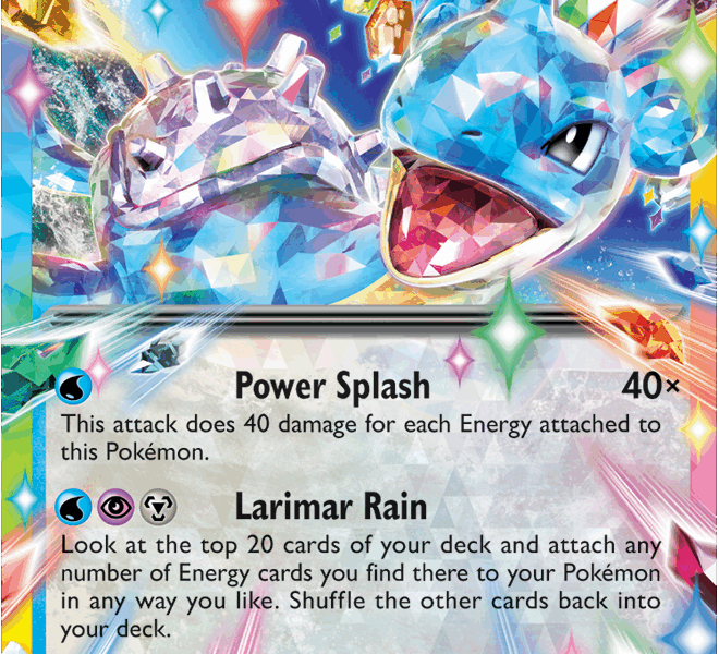 Lapras ex Pokemon Kaart