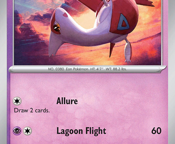 Latias Pokemon Kaart