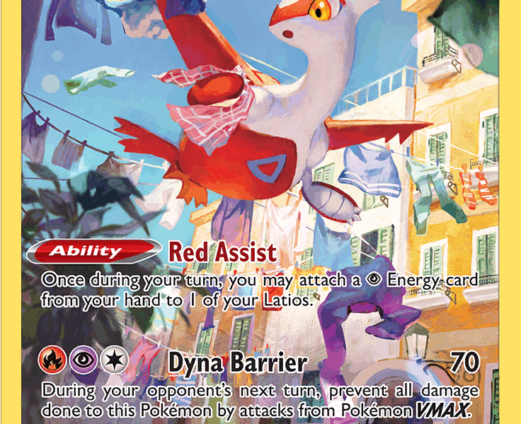 Latias Pokemon Kaart