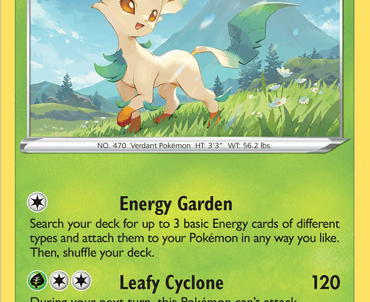 Leafeon Pokemon Kaart
