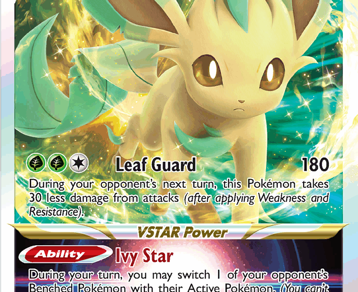 Leafeon VSTAR Pokemon Kaart