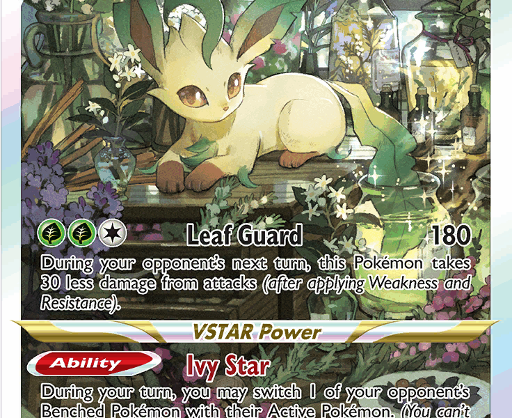 Leafeon VSTAR Pokemon Kaart