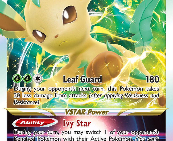 Leafeon VSTAR Pokemon Kaart