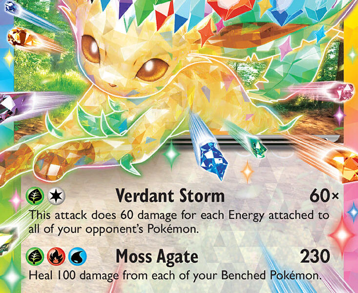Leafeon ex Pokemon Kaart