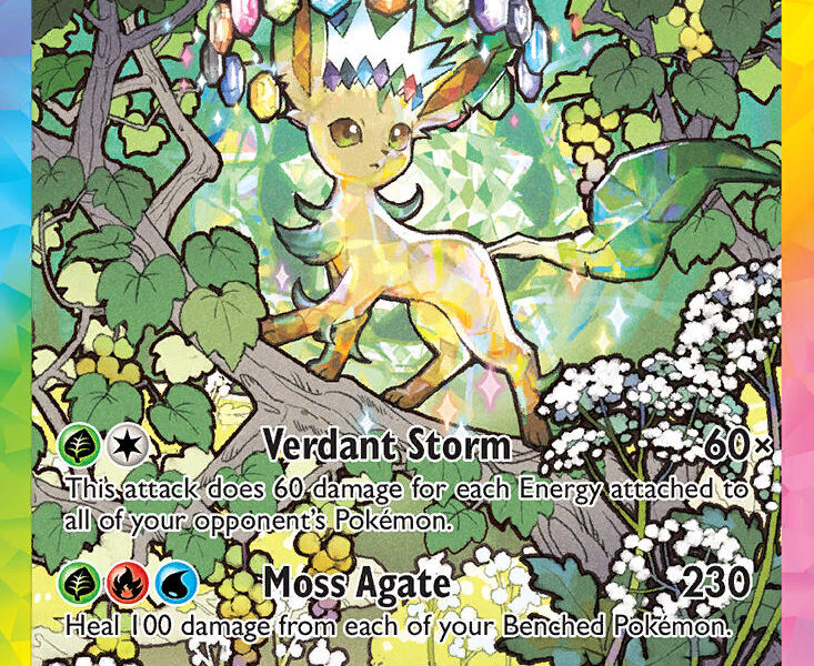 Leafeon ex Pokemon Kaart