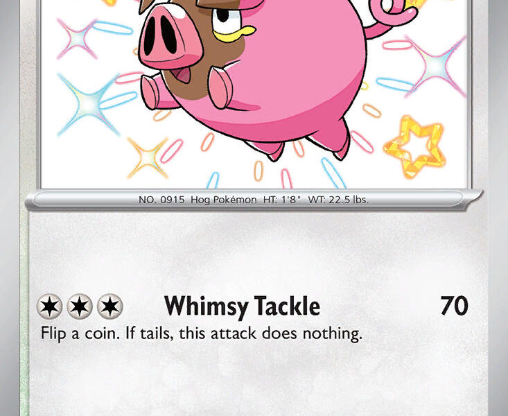Lechonk Pokemon Kaart