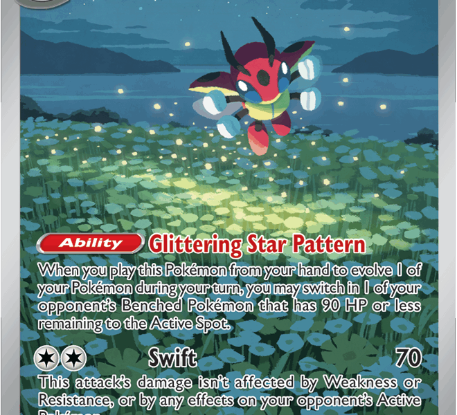 Ledian Pokemon Kaart