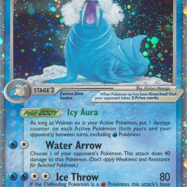 Walrein ex Pokemon Kaart
