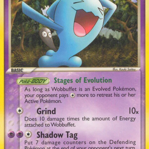 Wobbuffet Pokemon Kaart