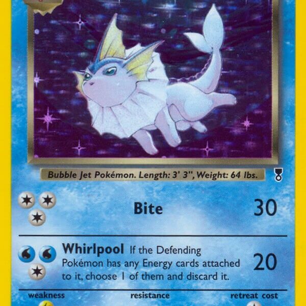 Dark Vaporeon Pokemon Kaart