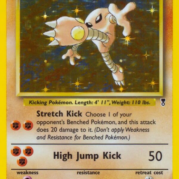 Hitmonlee Pokemon Kaart