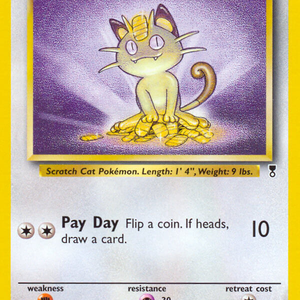 Meowth Pokemon Kaart