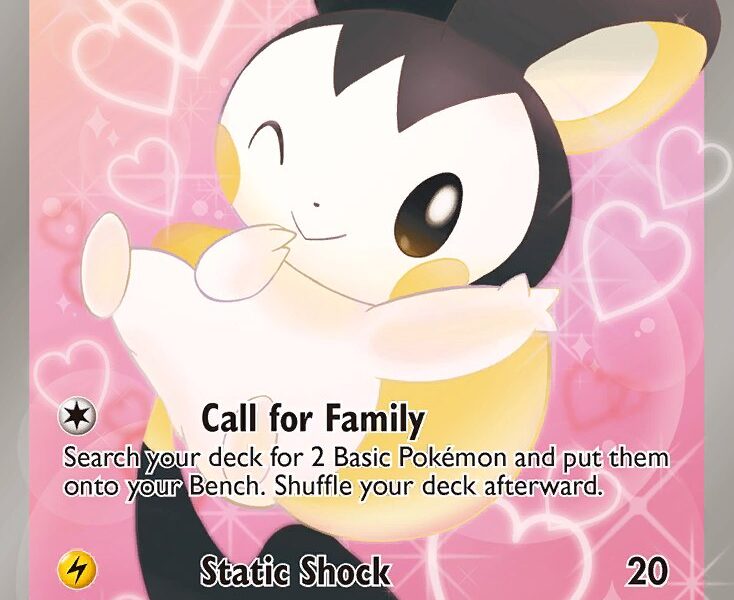 Emolga Pokemon Kaart