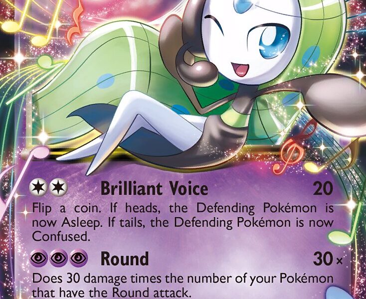Meloetta-EX Pokemon Kaart