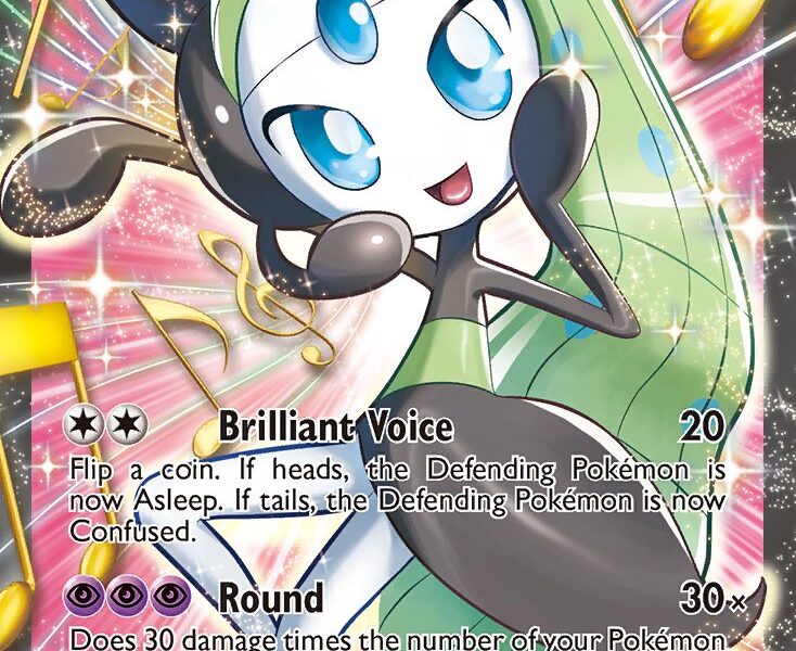 Meloetta-EX Pokemon Kaart