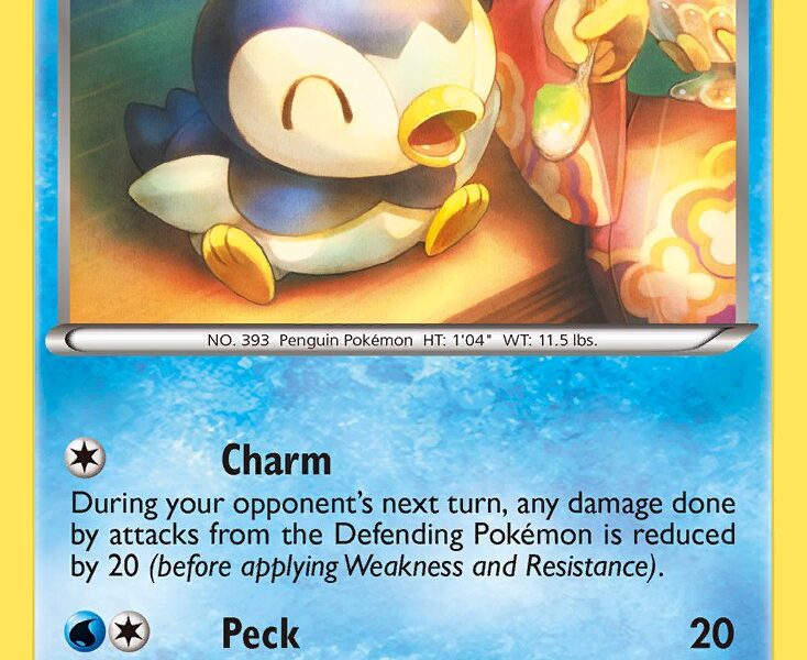 Piplup Pokemon Kaart