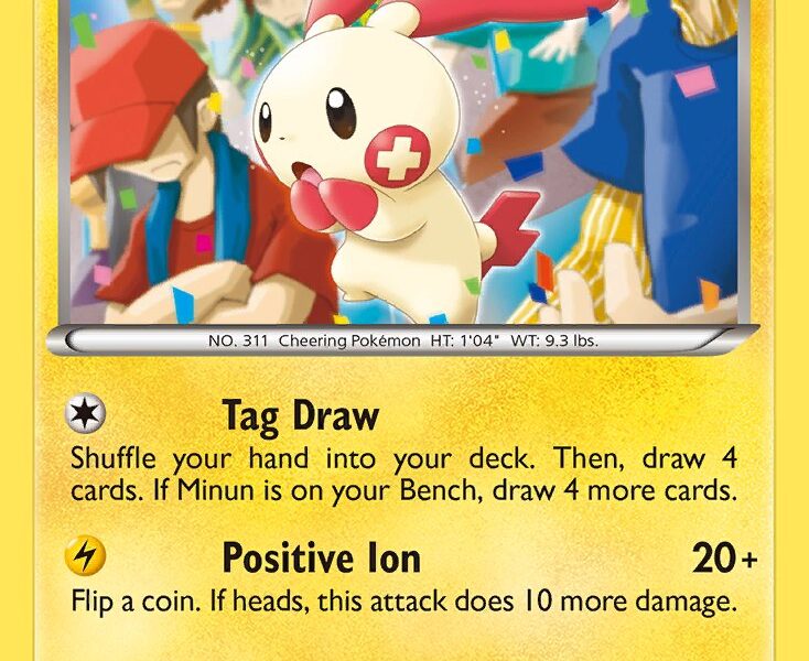 Plusle Pokemon Kaart