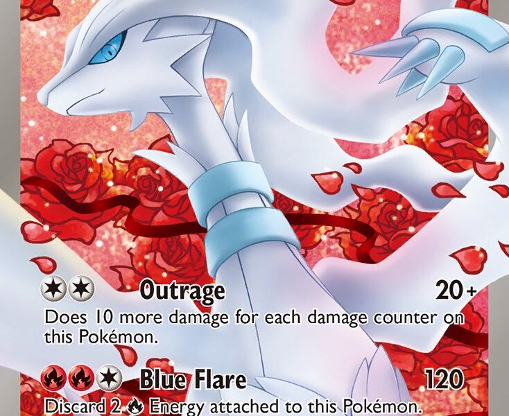 Reshiram Pokemon Kaart