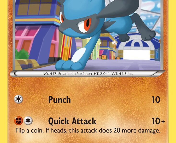 Riolu Pokemon Kaart