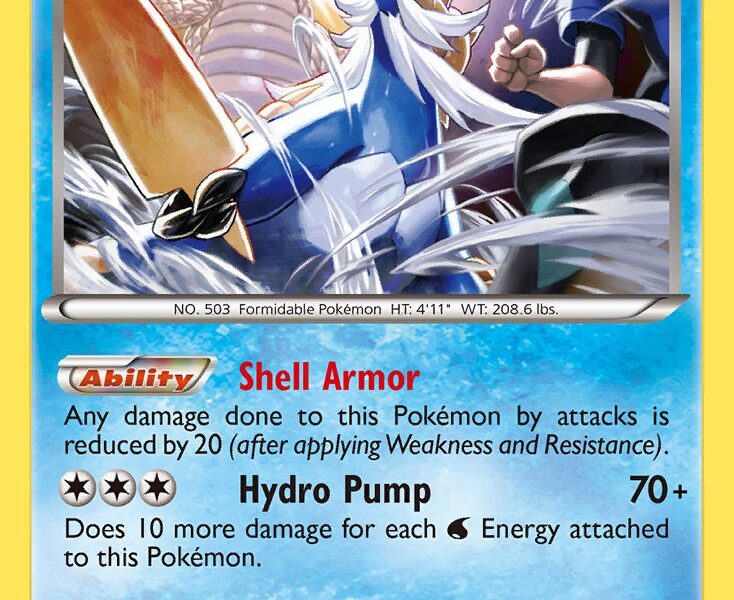 Samurott Pokemon Kaart