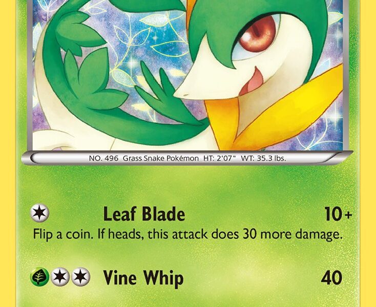 Servine Pokemon Kaart