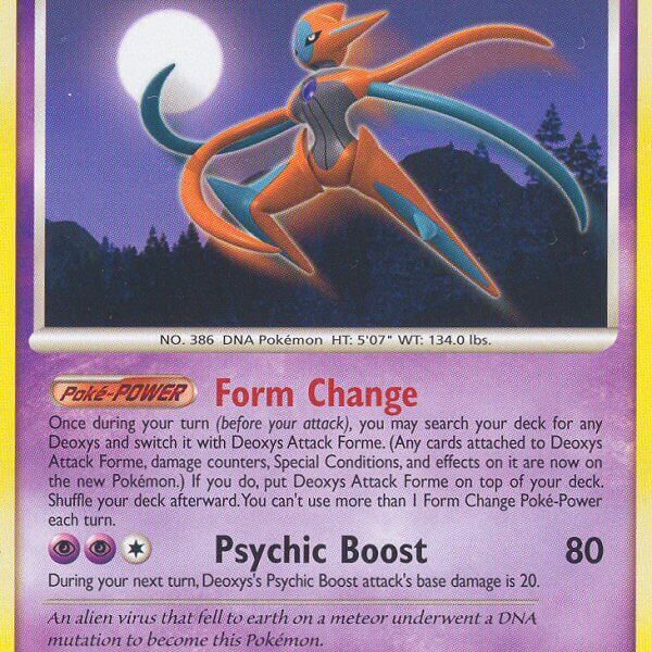 Deoxys Attack Forme Pokemon Kaart