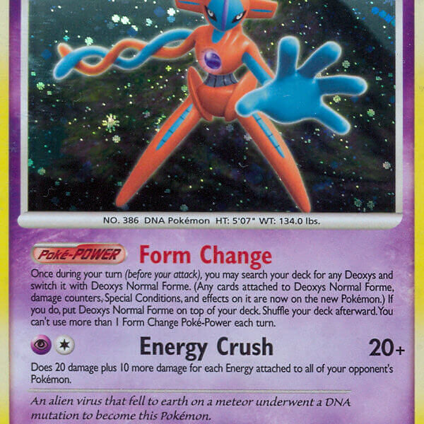 Deoxys Normal Forme Pokemon Kaart