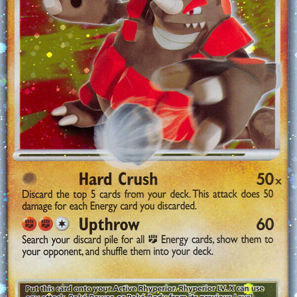 Rhyperior LV.X Pokemon Kaart