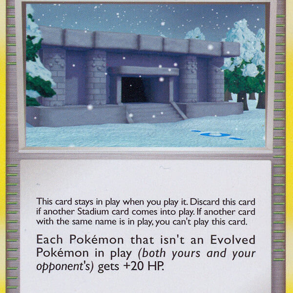 Snowpoint Temple Pokemon Kaart
