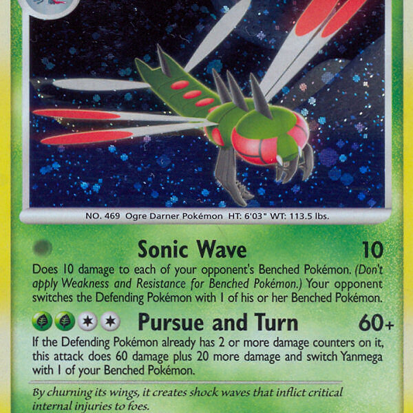 Yanmega Pokemon Kaart