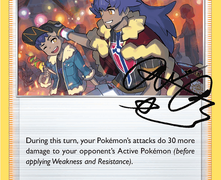 Leon Pokemon Kaart