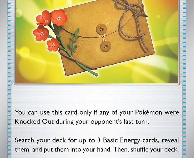 Letter of Encouragement Pokemon Kaart