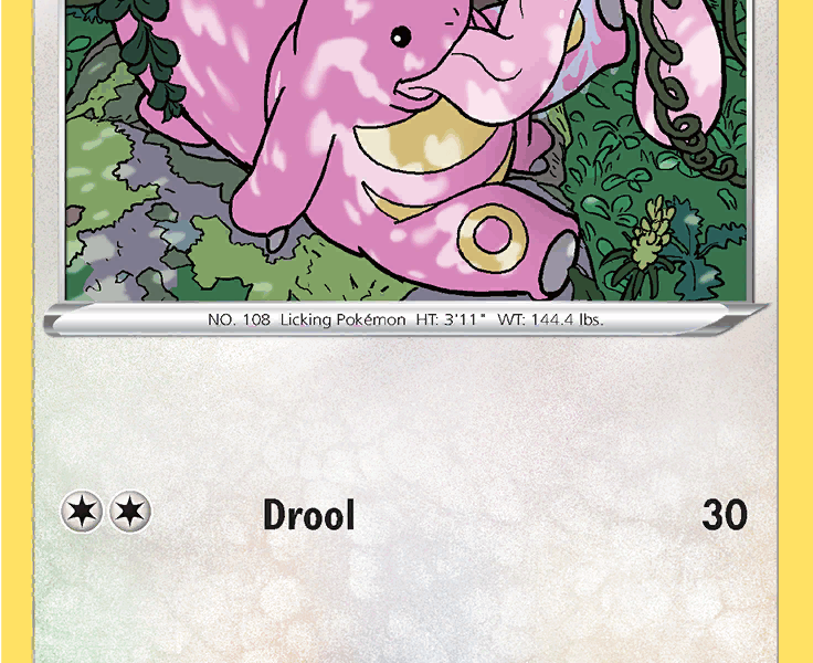 Lickitung Pokemon Kaart
