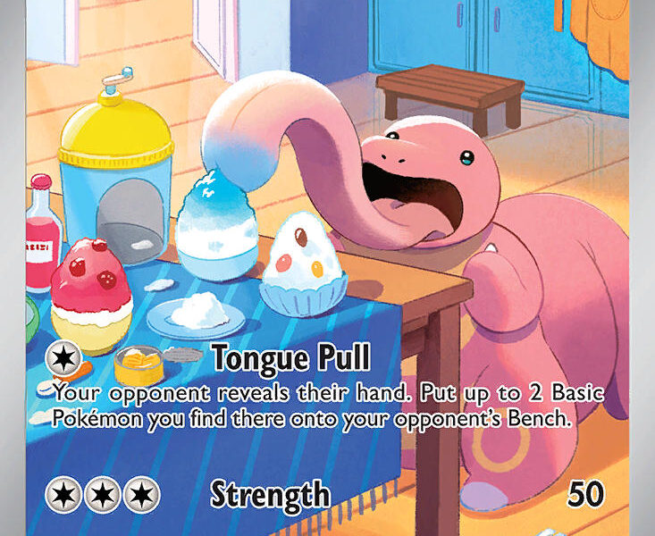 Lickitung Pokemon Kaart