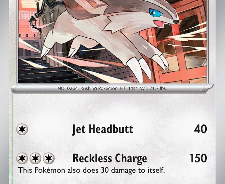 Linoone Pokemon Kaart