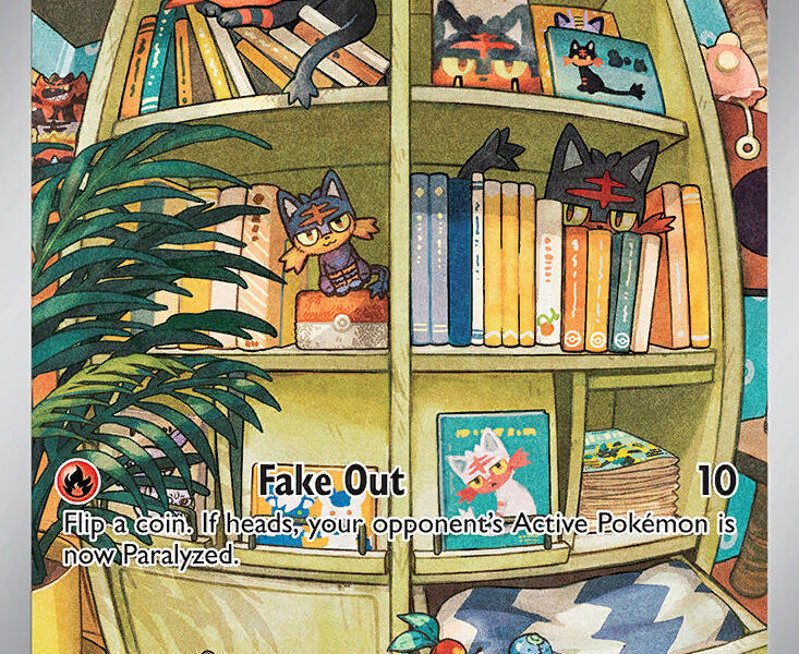 Litten Pokemon Kaart