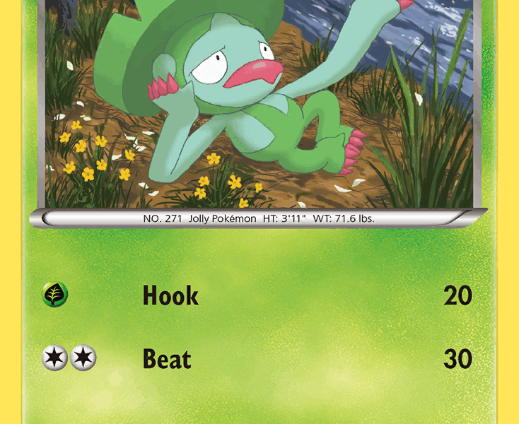 Lombre Pokemon Kaart