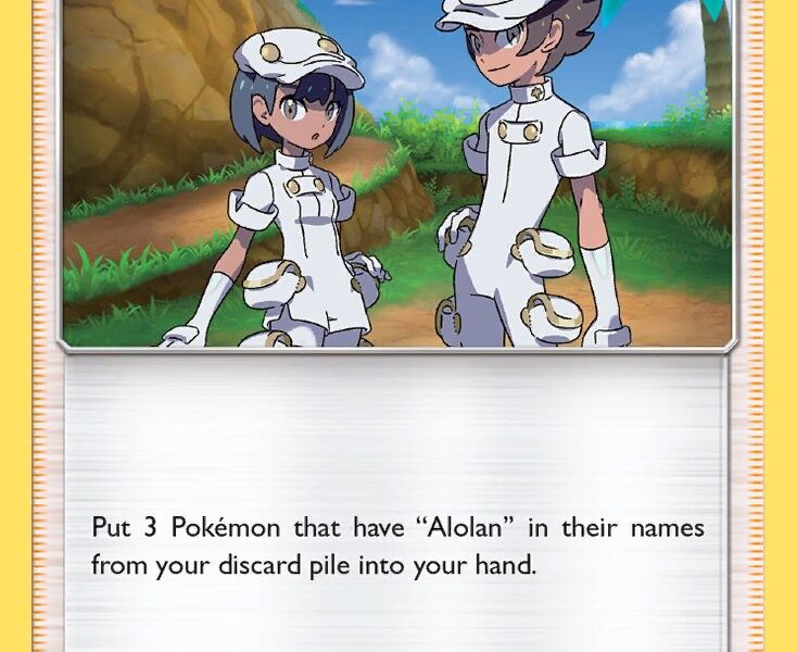 Aether Foundation Employee Pokemon Kaart