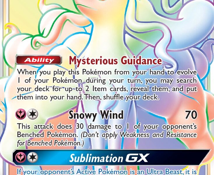 Alolan Ninetales-GX Pokemon Kaart