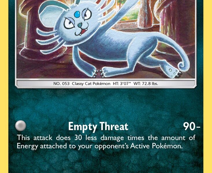 Alolan Persian Pokemon Kaart