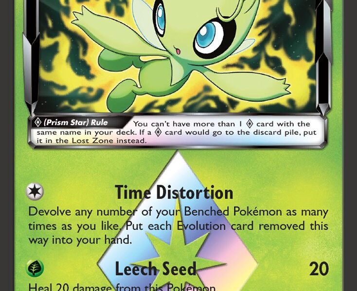 Celebi p Pokemon Kaart