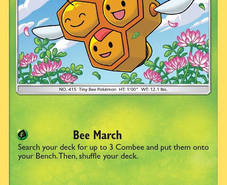 Combee Pokemon Kaart