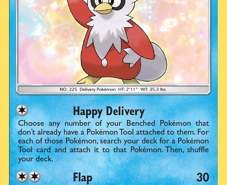 Delibird Pokemon Kaart