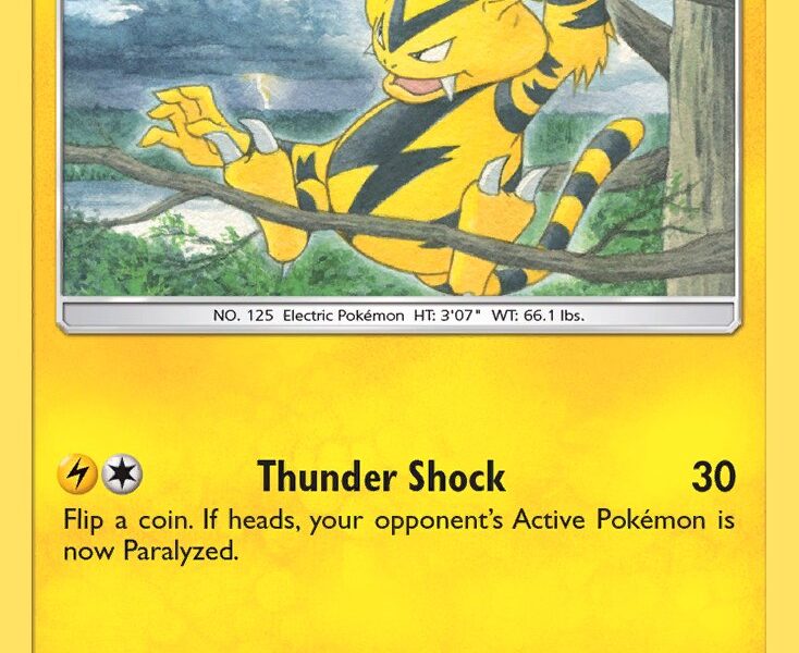 Electabuzz Pokemon Kaart