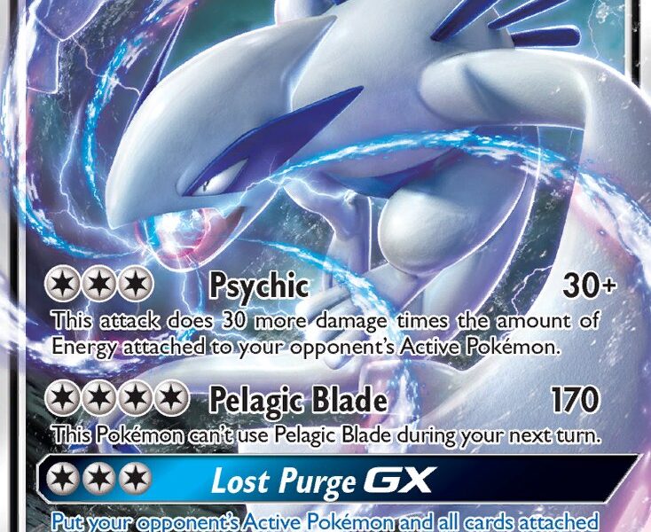 Lugia-GX Pokemon Kaart